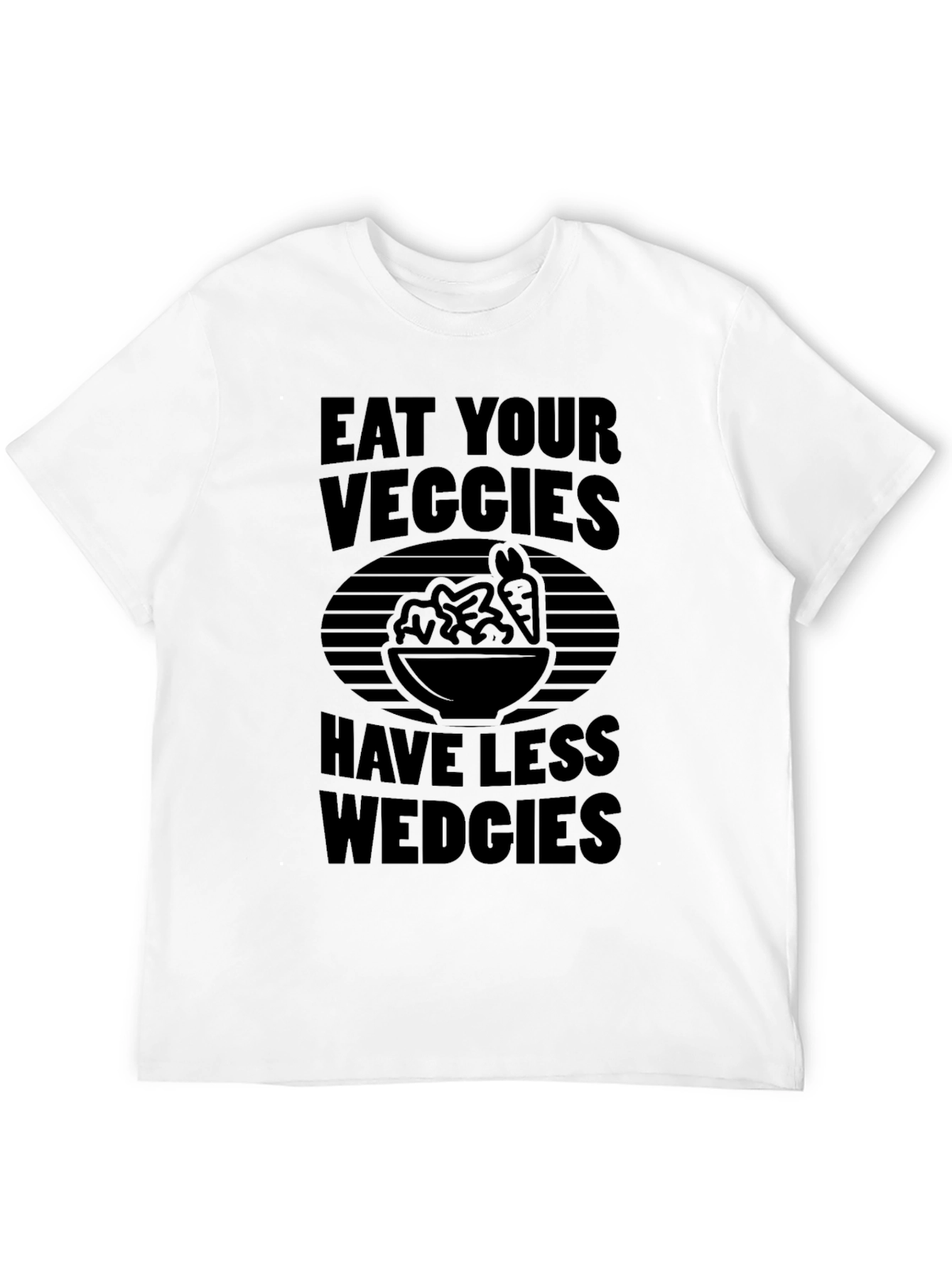 Eat Your Veggies Graphic Tee - Soft Cotton Blend