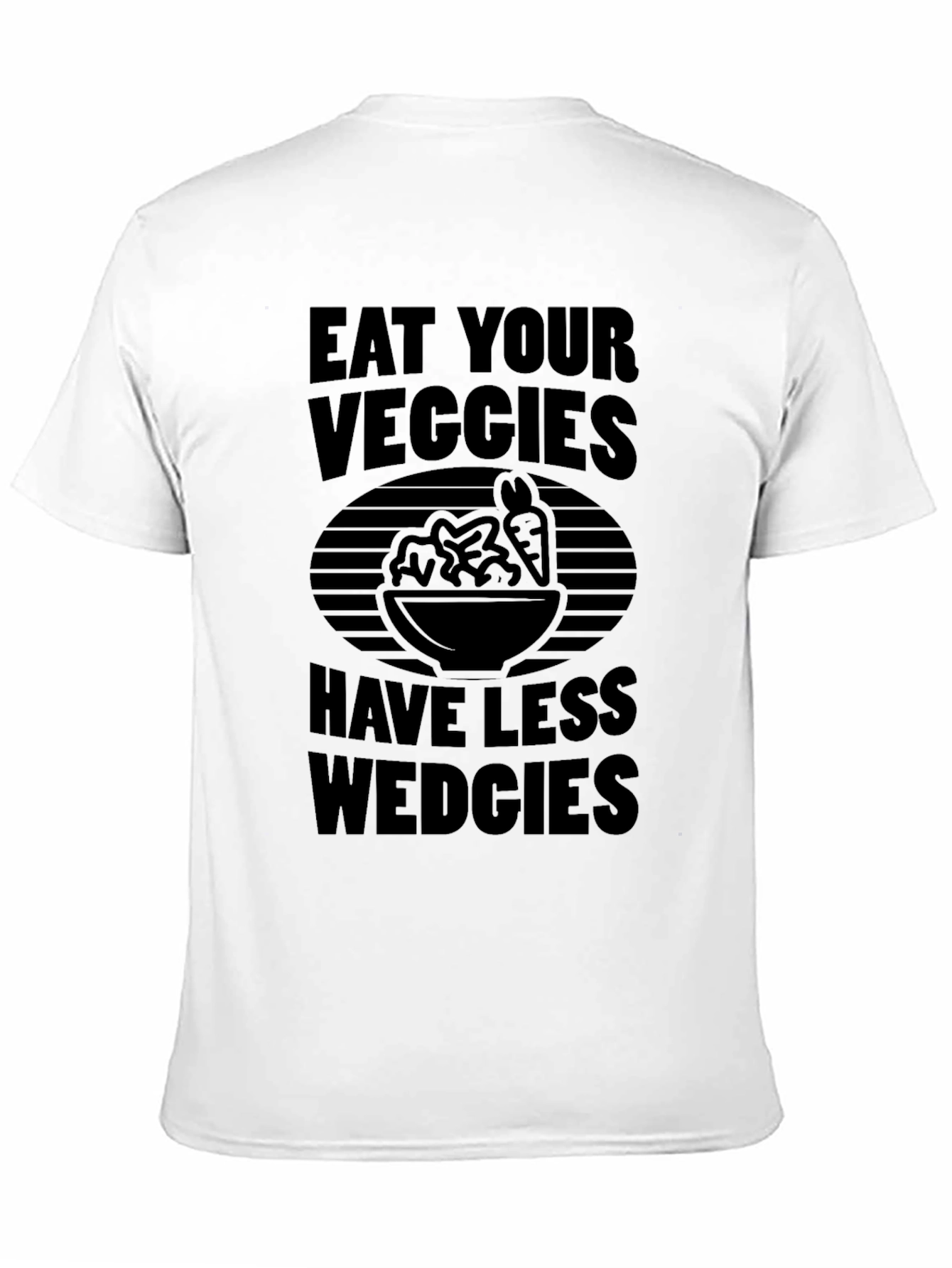 Eat Your Veggies Graphic Tee - Soft Cotton Blend