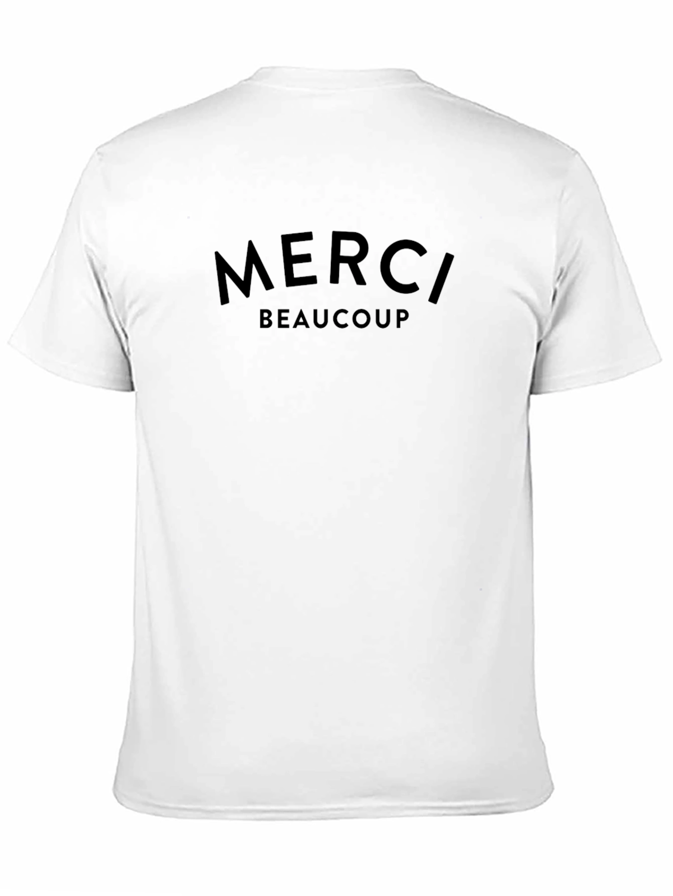 Merci Beaucoup Black Crew Neck T-Shirt
