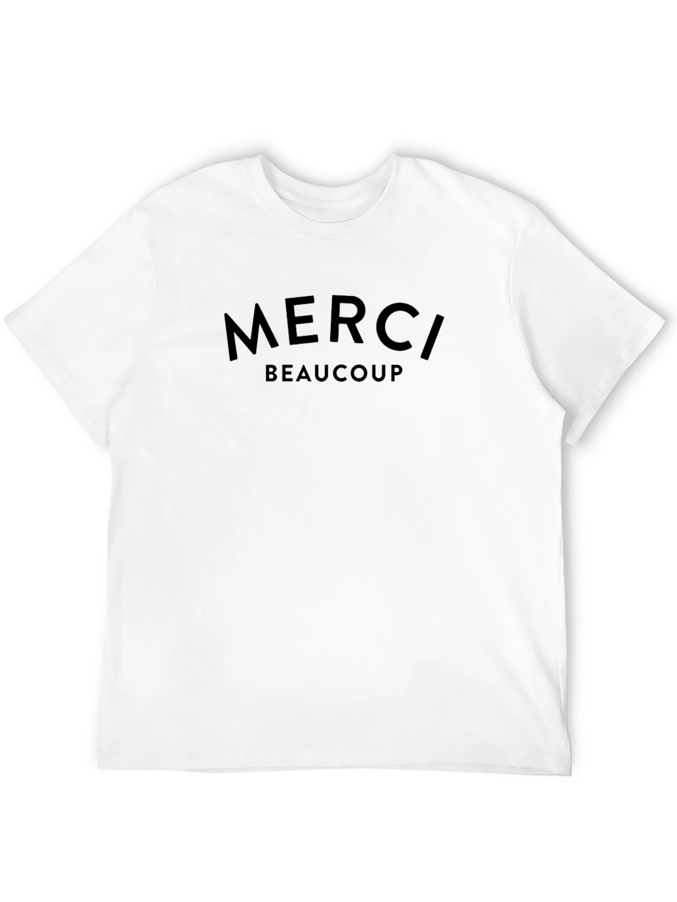 Merci Beaucoup Black Crew Neck T-Shirt