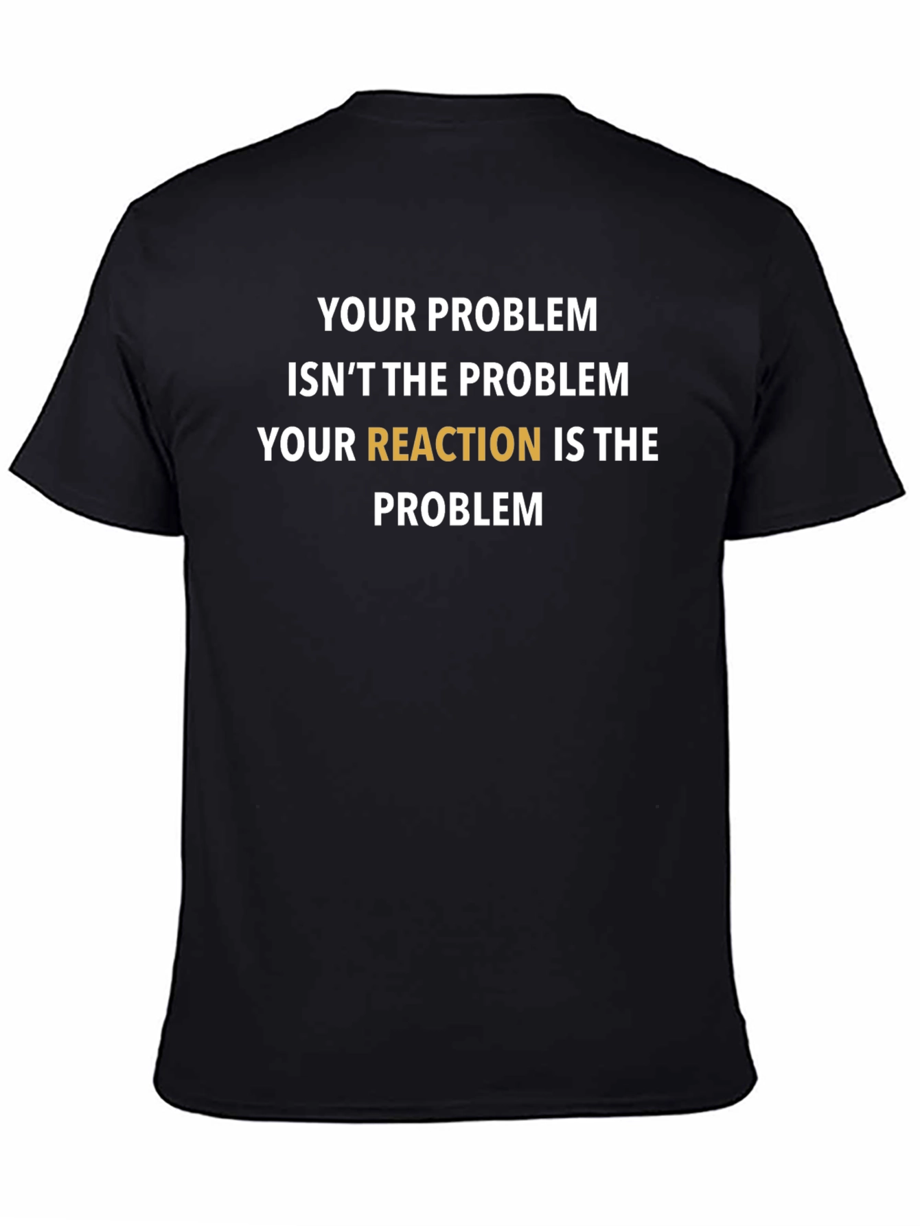 Reaction Problem Tee - Black T-Shirt
