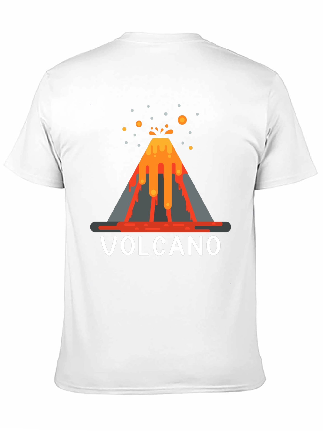 Volcano Graphic T-Shirt - Lava Explosion Tee