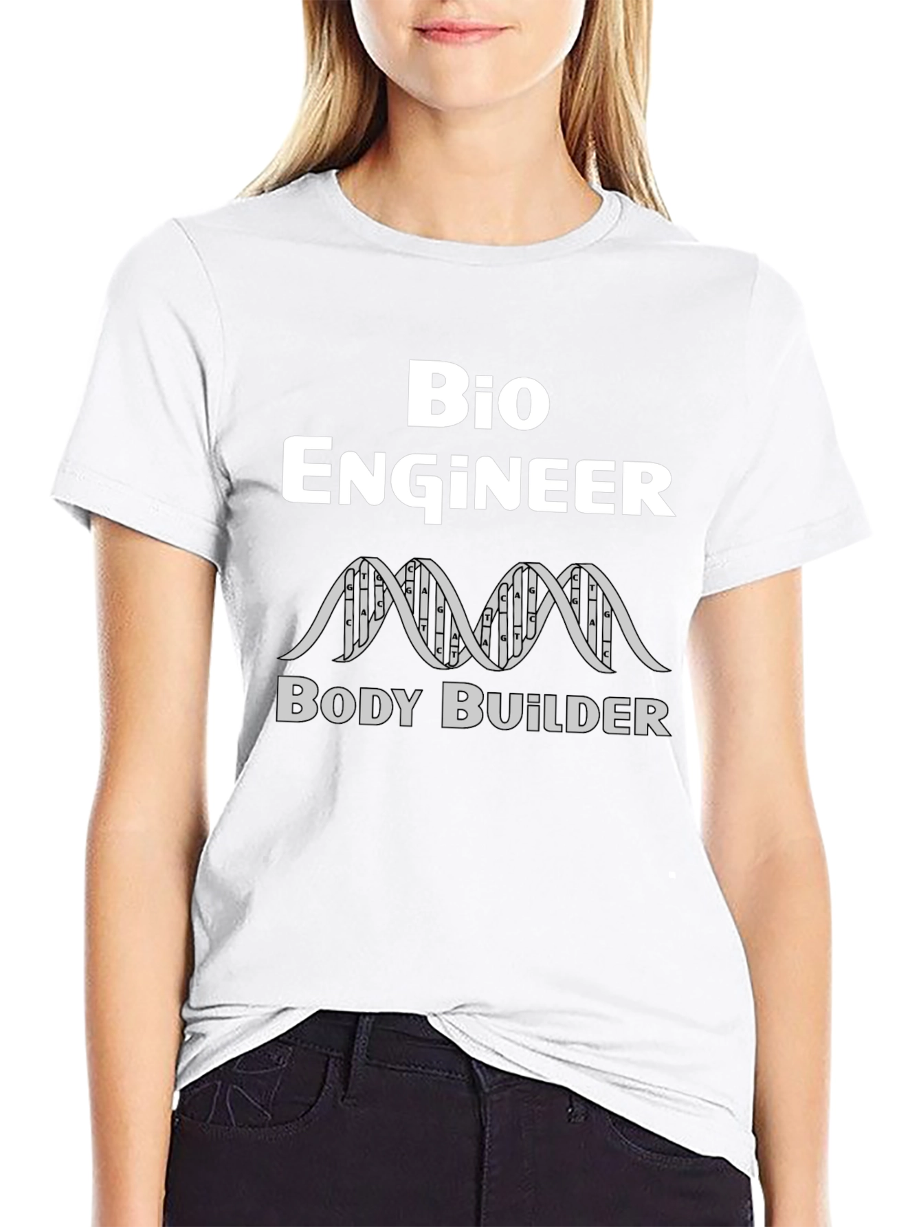 Bio Engineer Body Builder Graphic T-Shirt