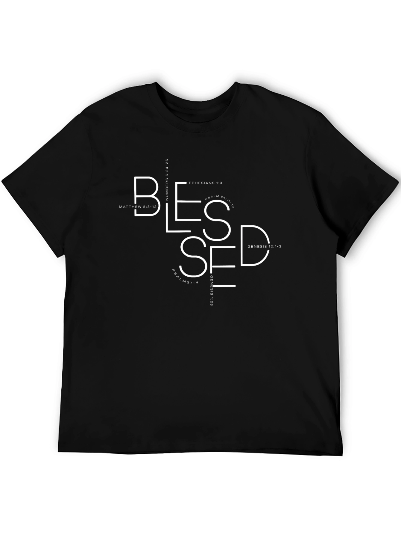 Blessed Graphic T-Shirt - Christian Verse Tee