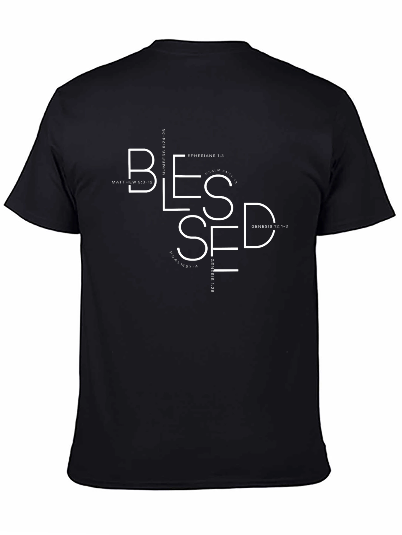 Blessed Graphic T-Shirt - Christian Verse Tee