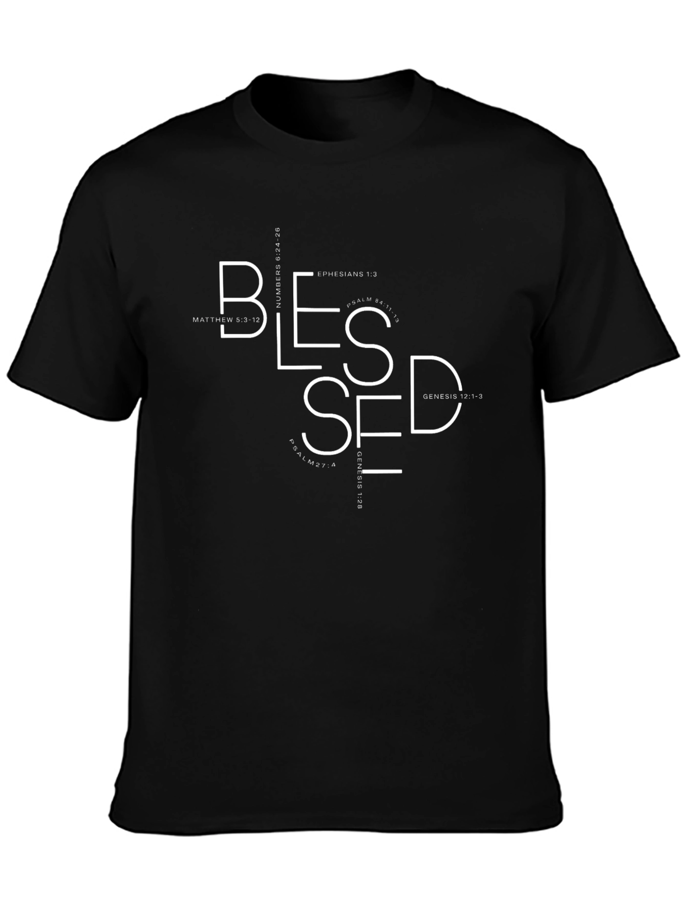 Blessed Graphic T-Shirt - Christian Verse Tee