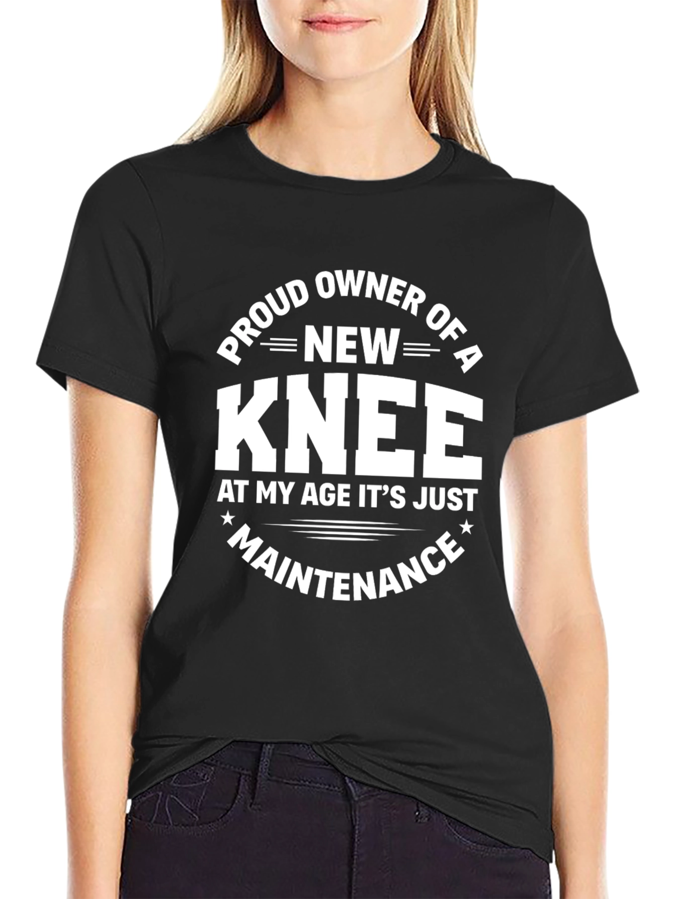 Proud New Knee T-Shirt - Funny Recovery Tee