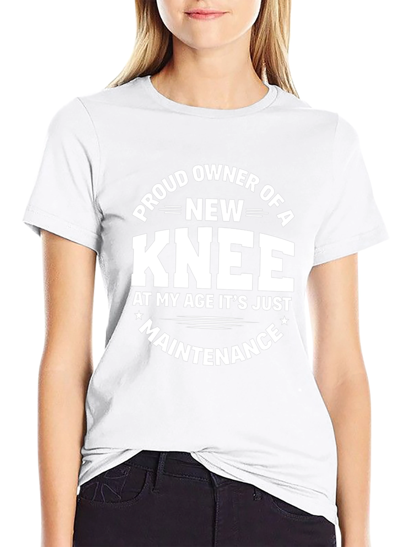 Proud New Knee T-Shirt - Funny Recovery Tee