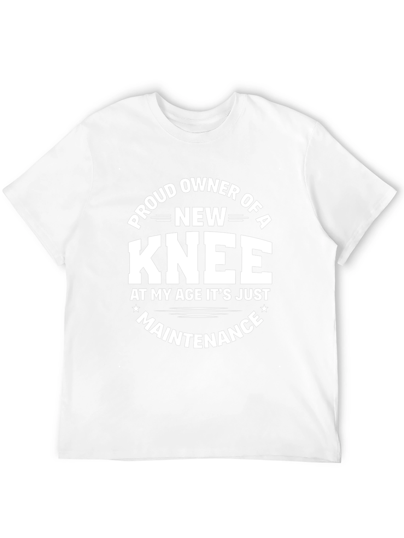 Proud New Knee T-Shirt - Funny Recovery Tee