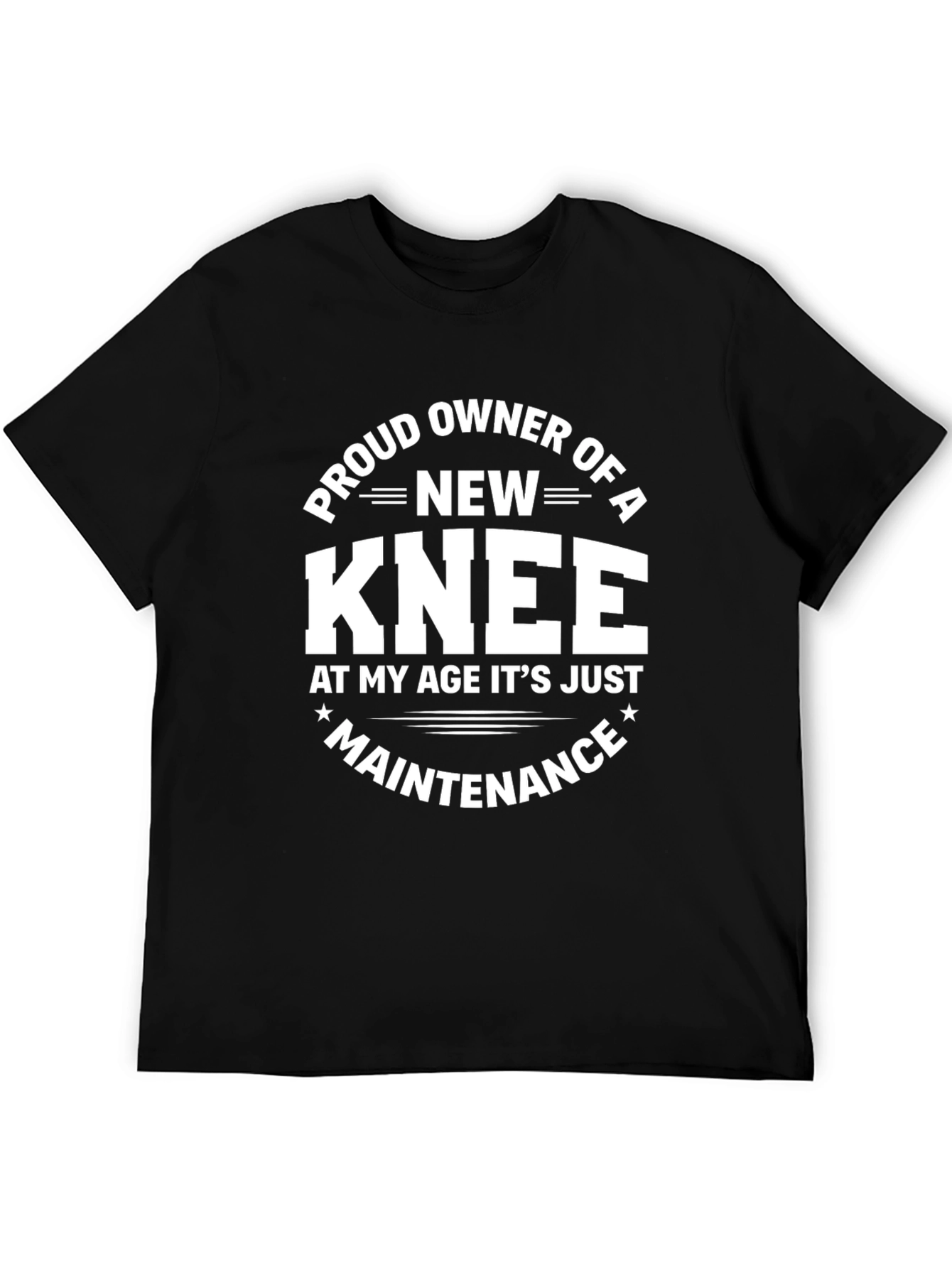 Proud New Knee T-Shirt - Funny Recovery Tee