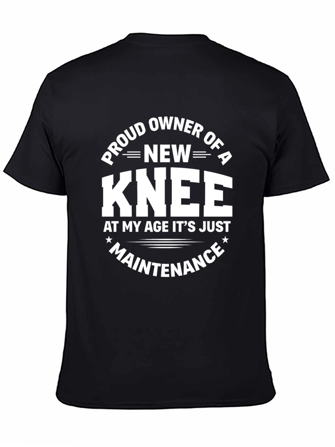 Proud New Knee T-Shirt - Funny Recovery Tee