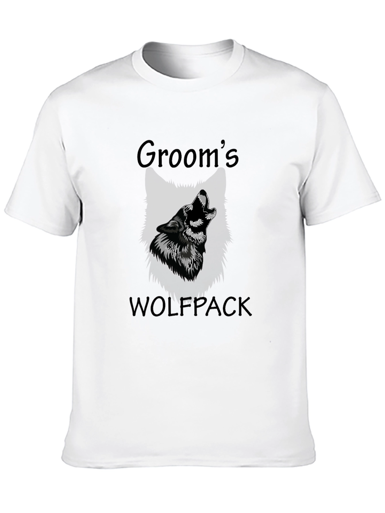 Grooms Wolfpack T-Shirt - Wedding Party Apparel
