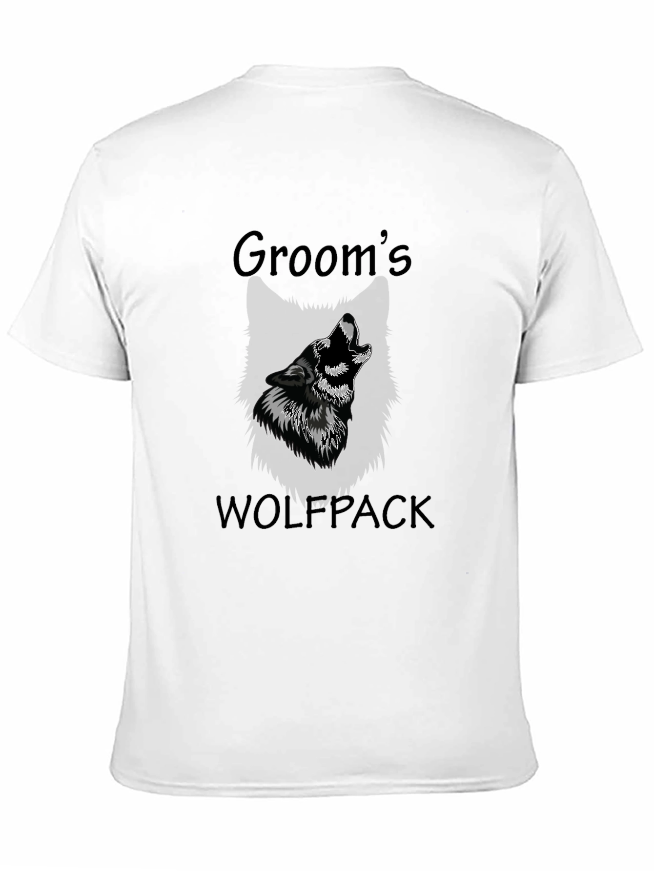 Grooms Wolfpack T-Shirt - Wedding Party Apparel
