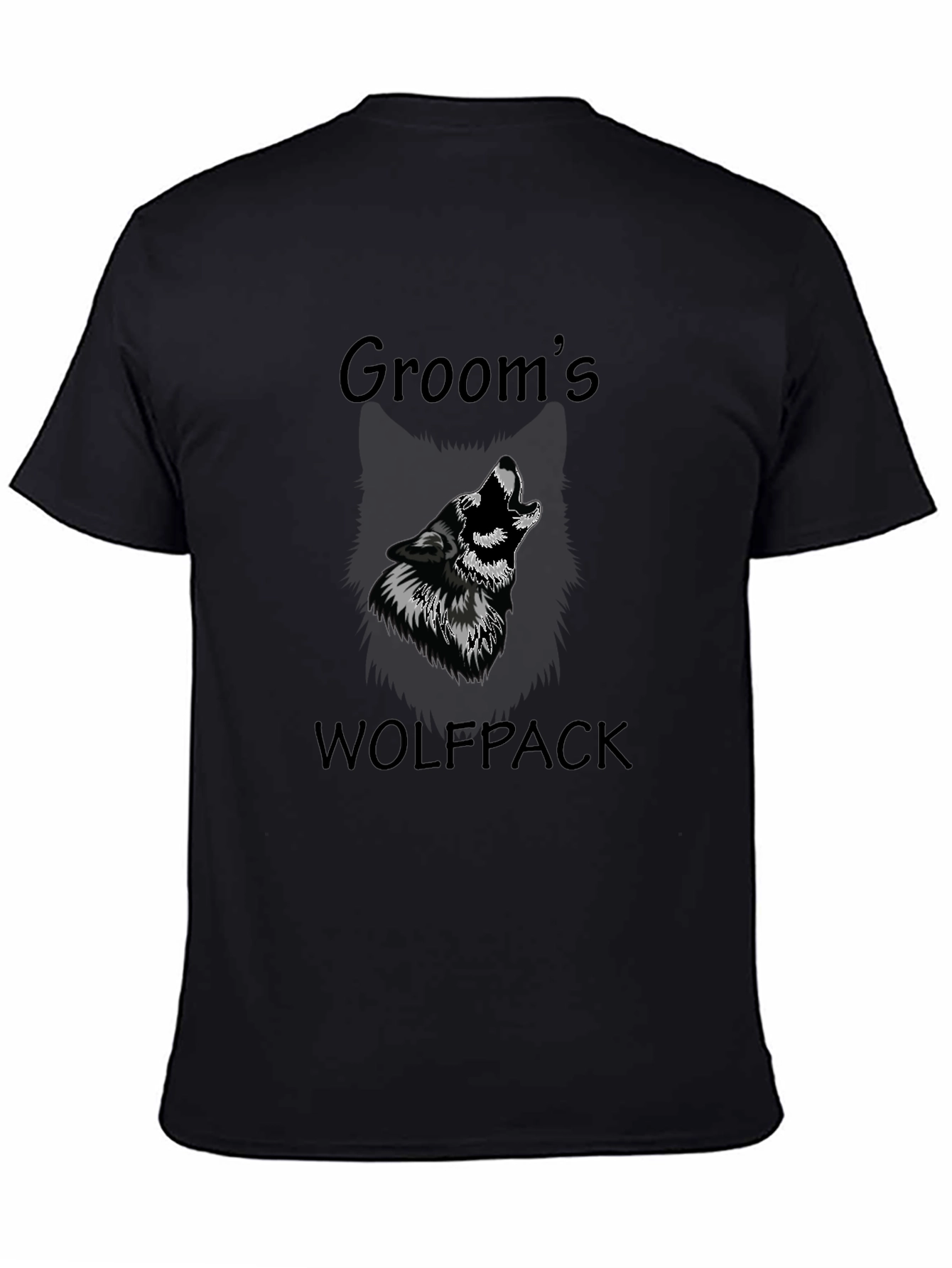 Grooms Wolfpack T-Shirt - Wedding Party Apparel