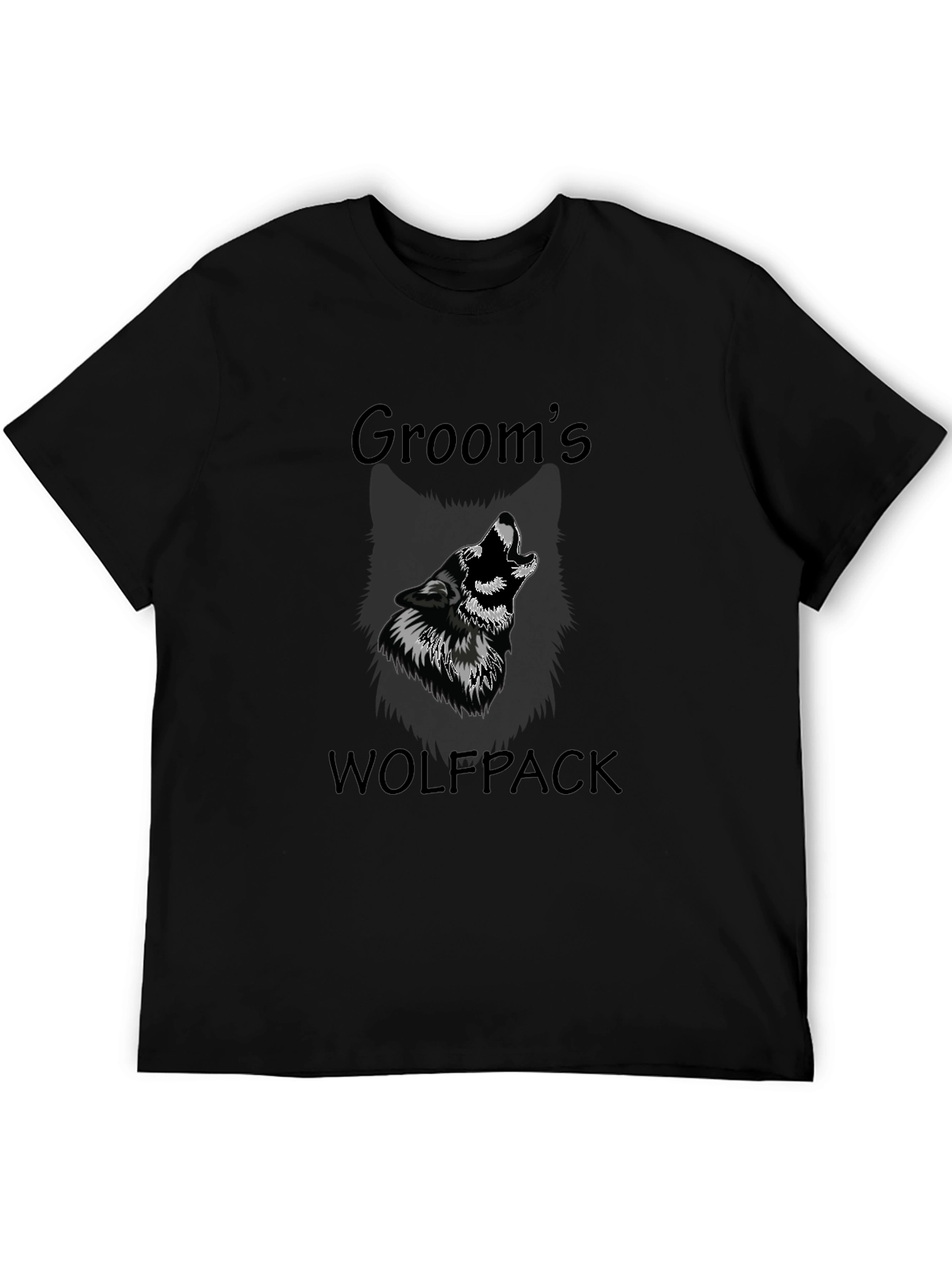 Grooms Wolfpack T-Shirt - Wedding Party Apparel