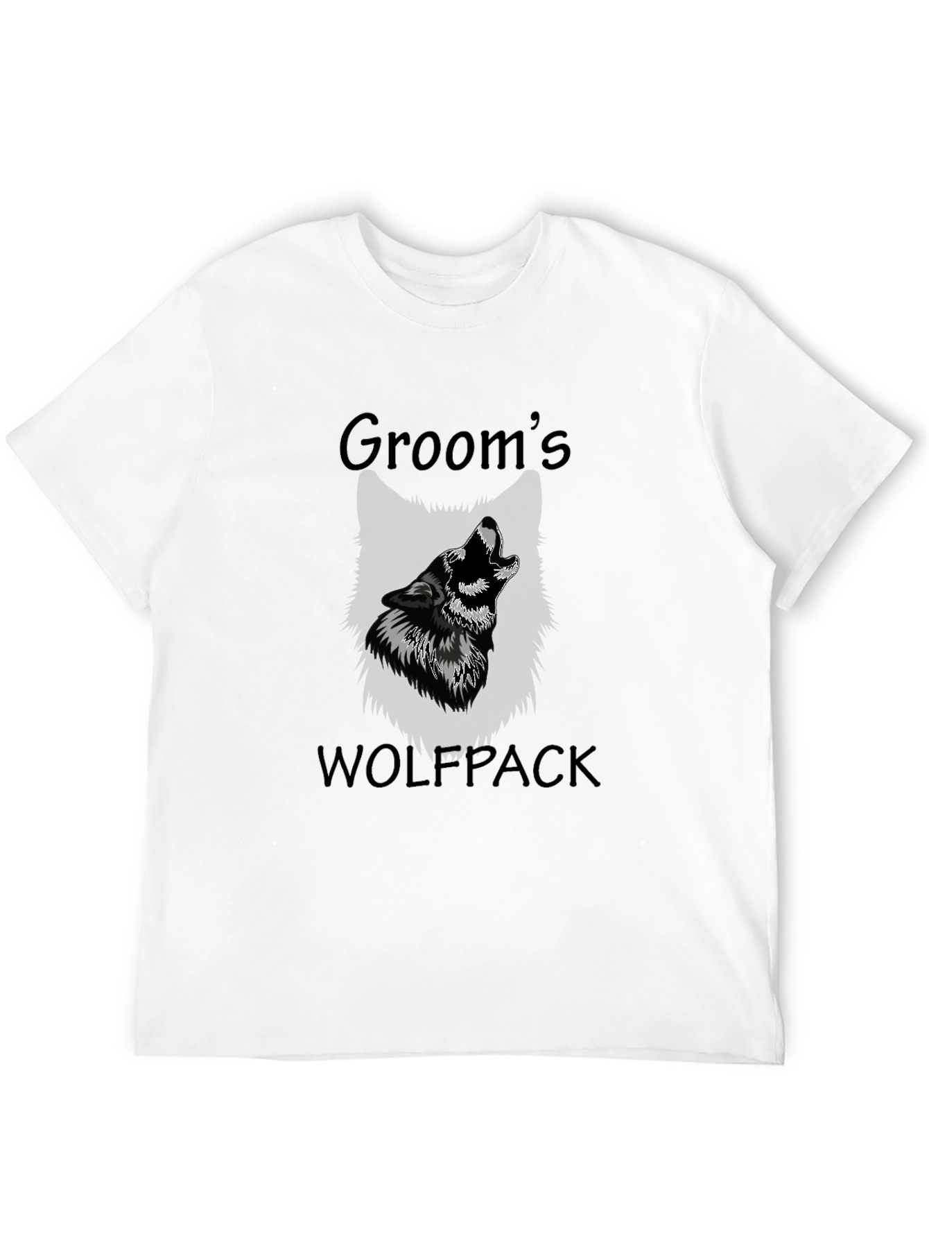 Grooms Wolfpack T-Shirt - Wedding Party Apparel