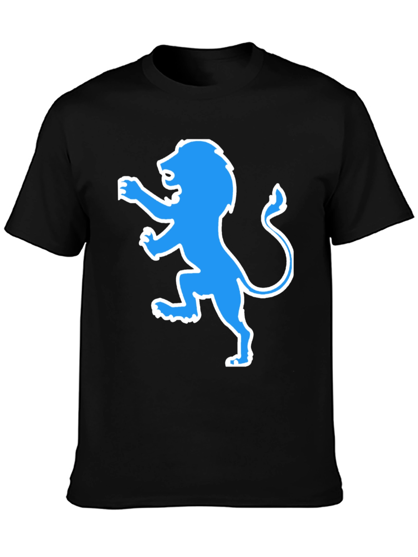 Lion Graphic Tee - Mens Black T-Shirt