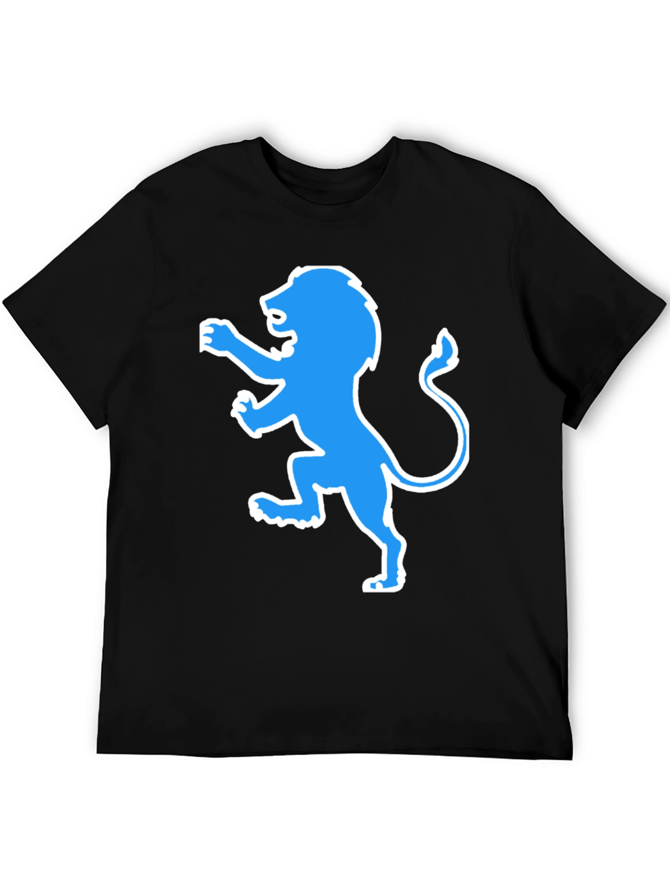 Lion Graphic Tee - Mens Black T-Shirt