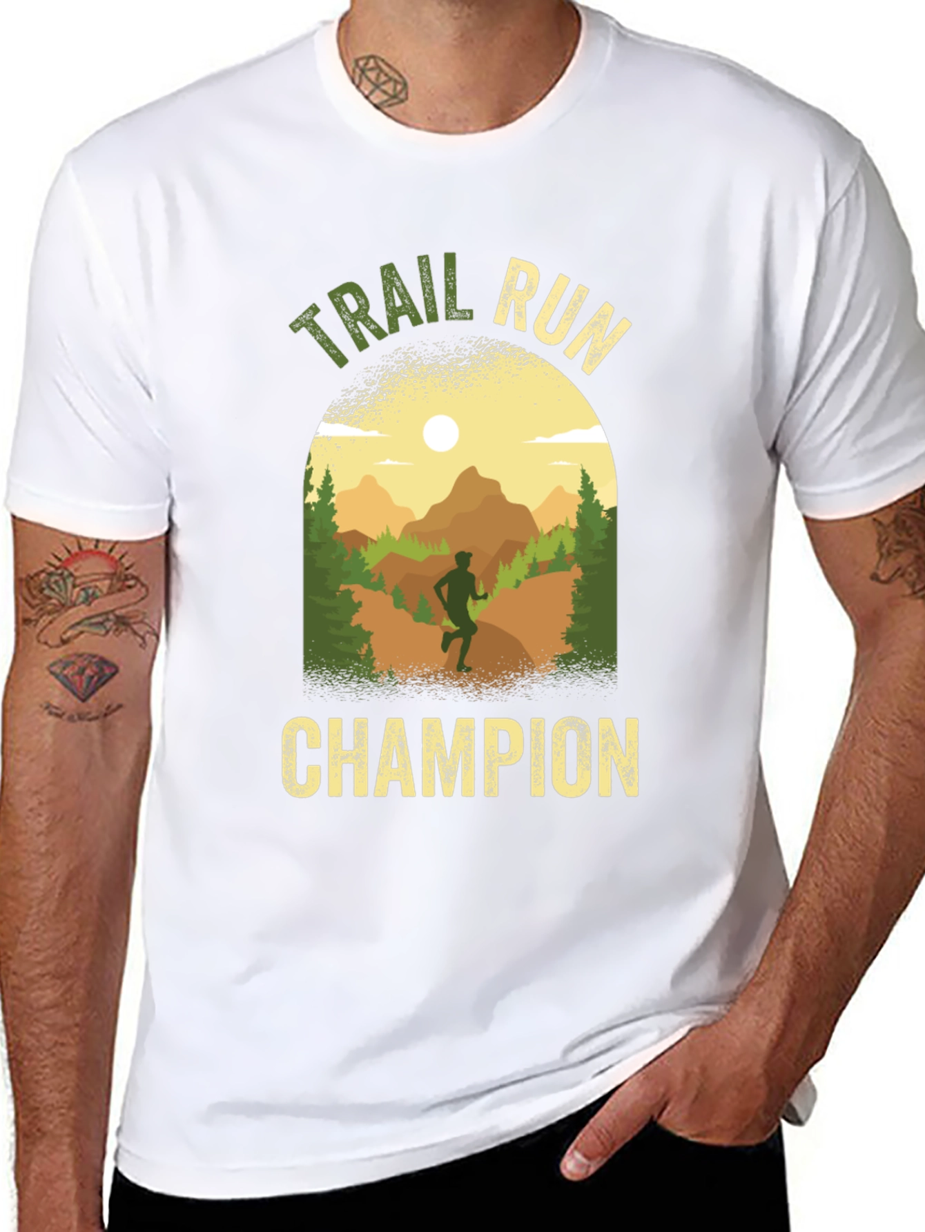 Trail Run Champion Graphic T-Shirt