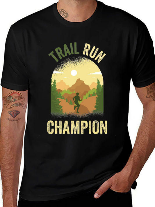 Trail Run Champion Graphic T-Shirt