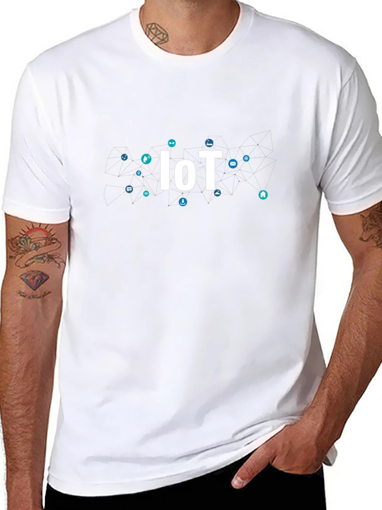 IoT Graphic T-Shirt - Modern Tech Design