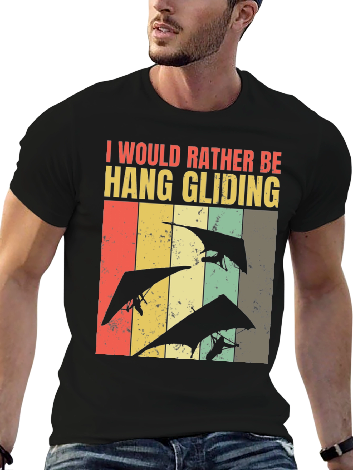 Hang Gliding Retro T-Shirt