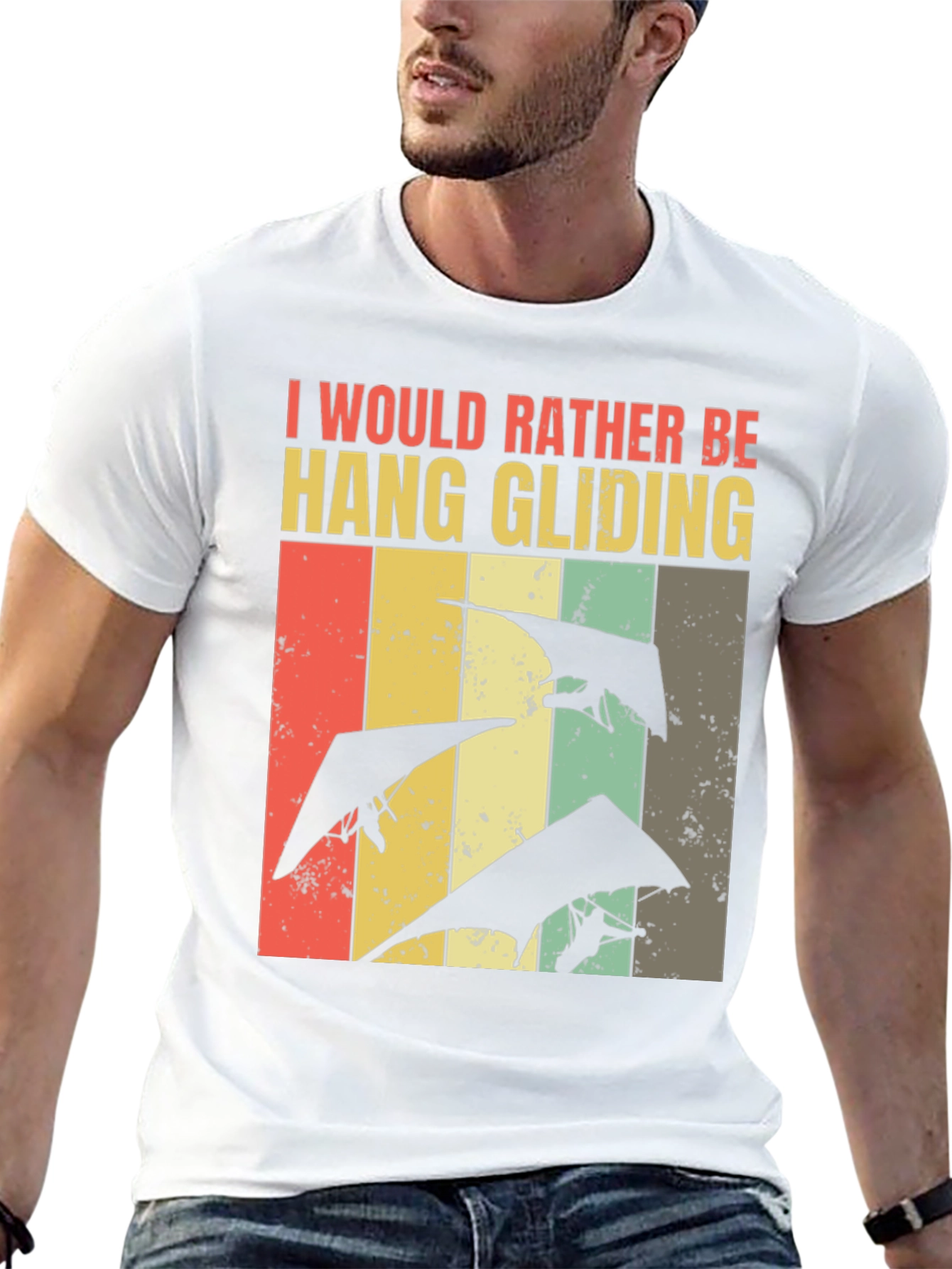 Hang Gliding Retro T-Shirt