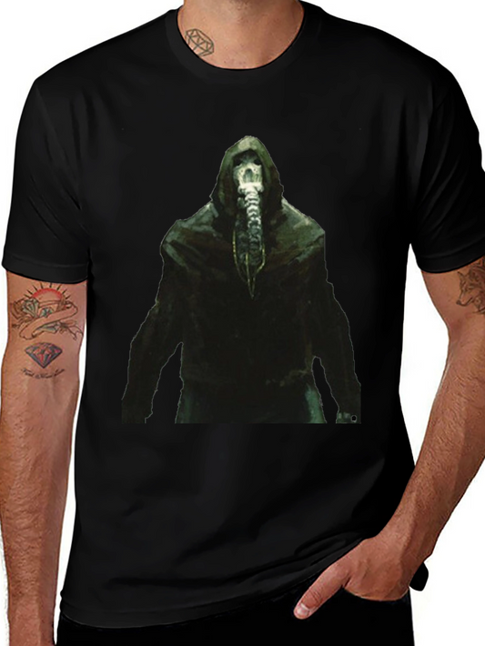 Plague Doctor Graphic T-Shirt - Black