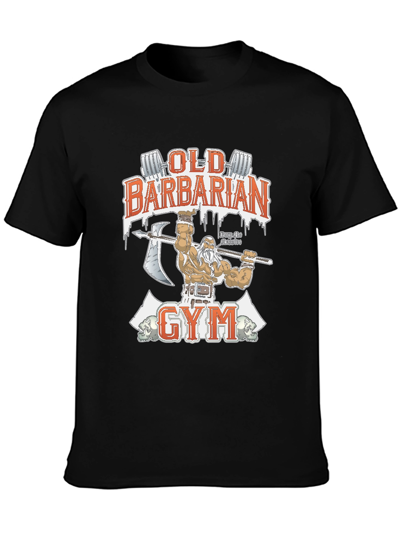 Old Barbarian Gym Black T-Shirt