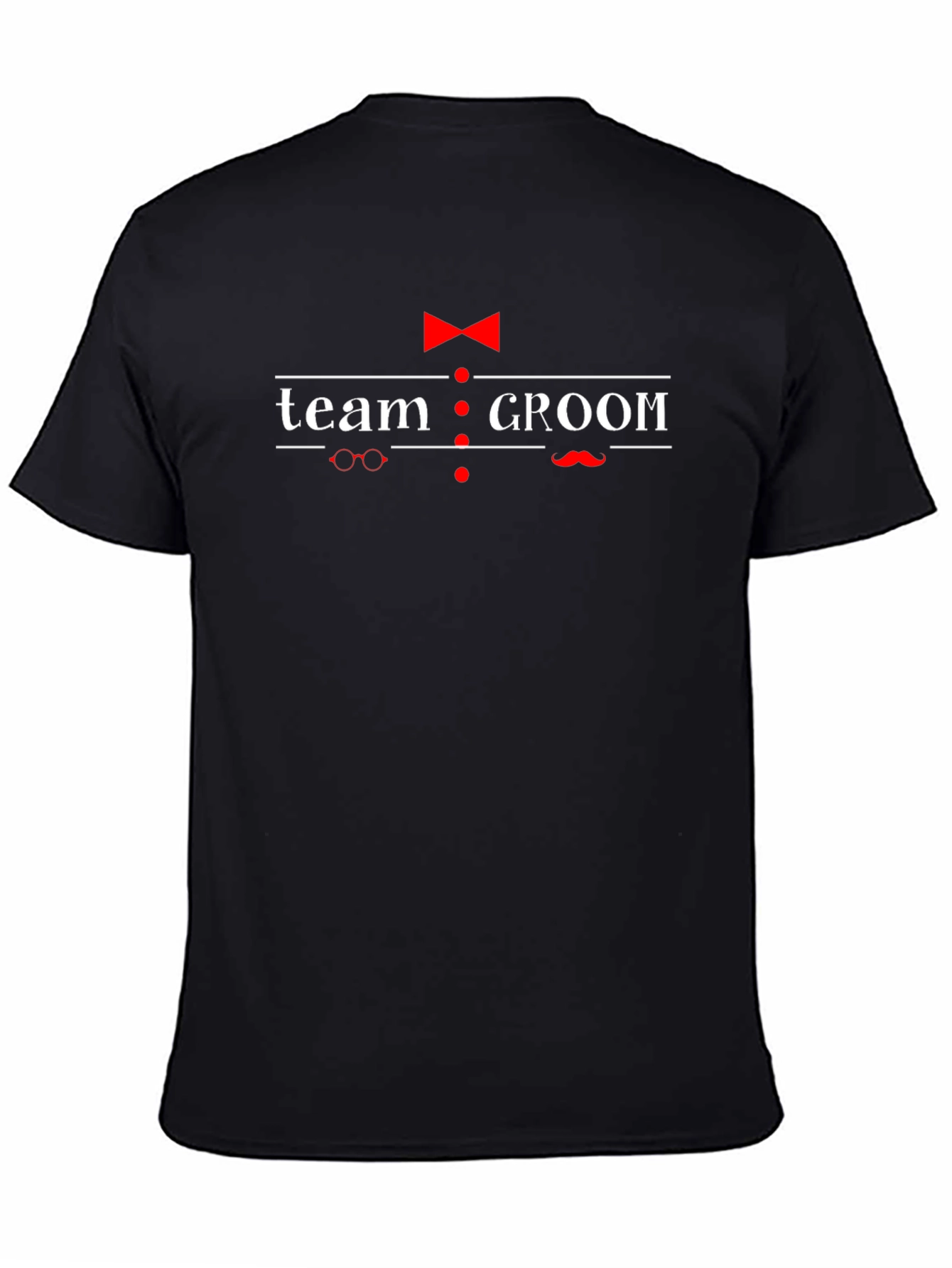 Team Groom Graphic T-Shirt - Black