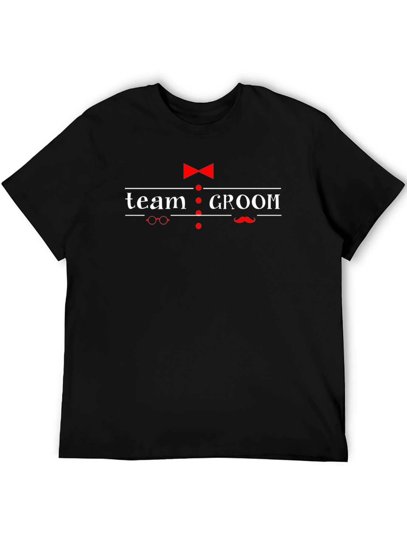 Team Groom Graphic T-Shirt - Black