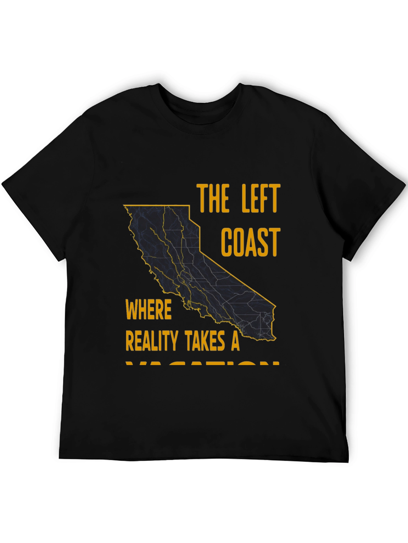 The Left Coast California Graphic T-Shirt