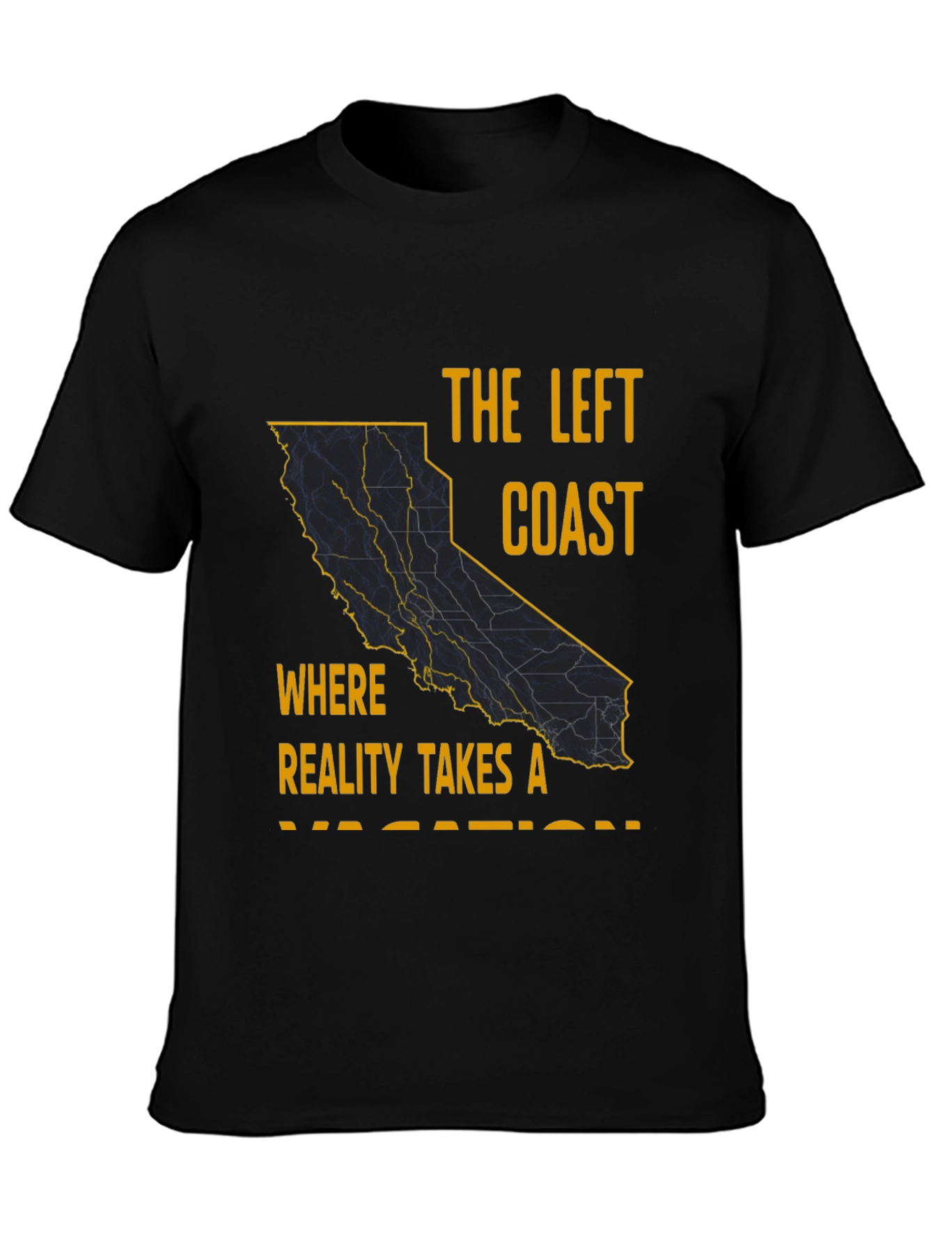 The Left Coast California Graphic T-Shirt
