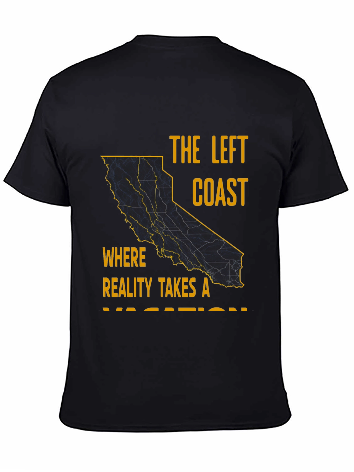 The Left Coast California Graphic T-Shirt