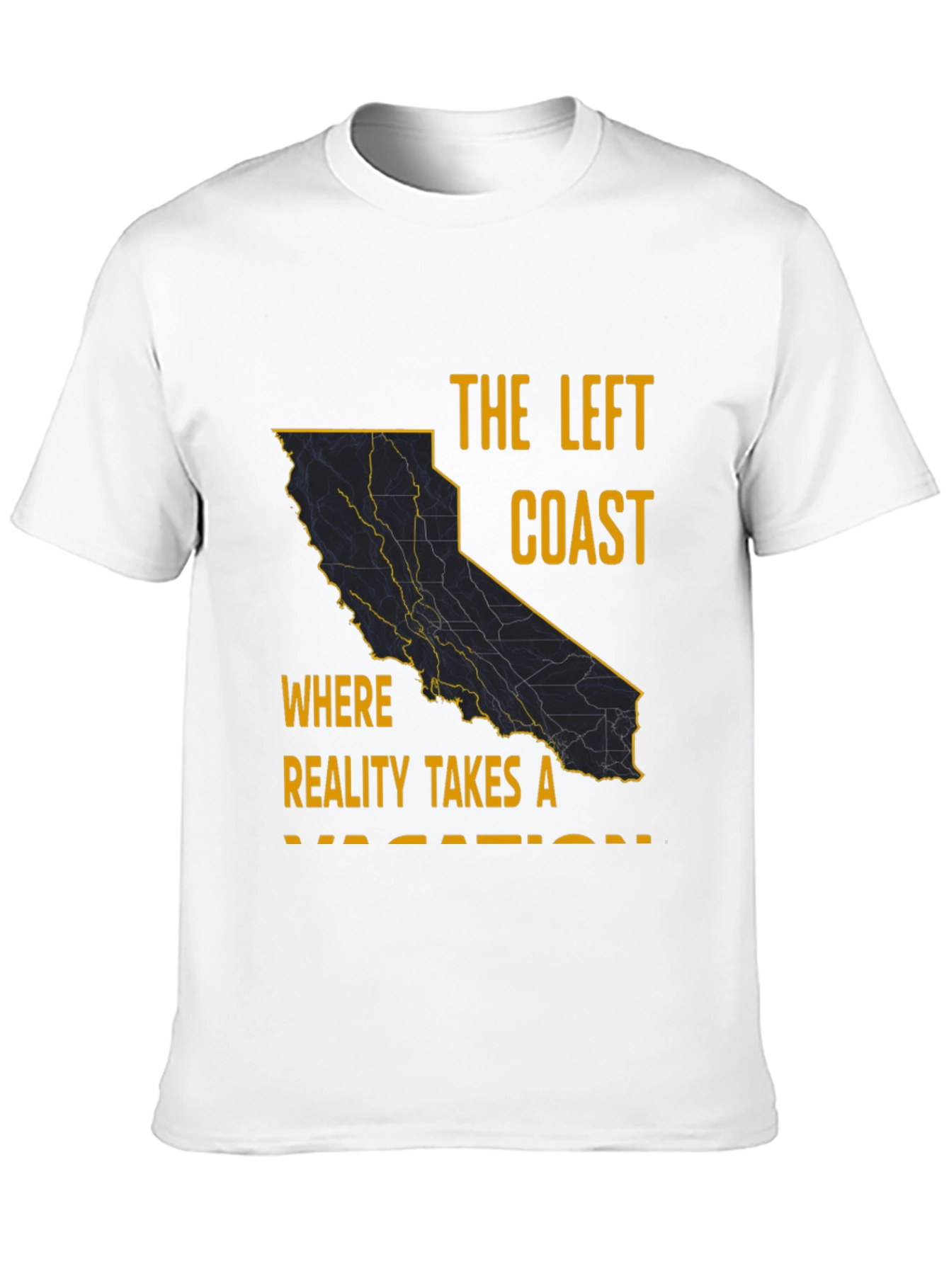 The Left Coast California Graphic T-Shirt