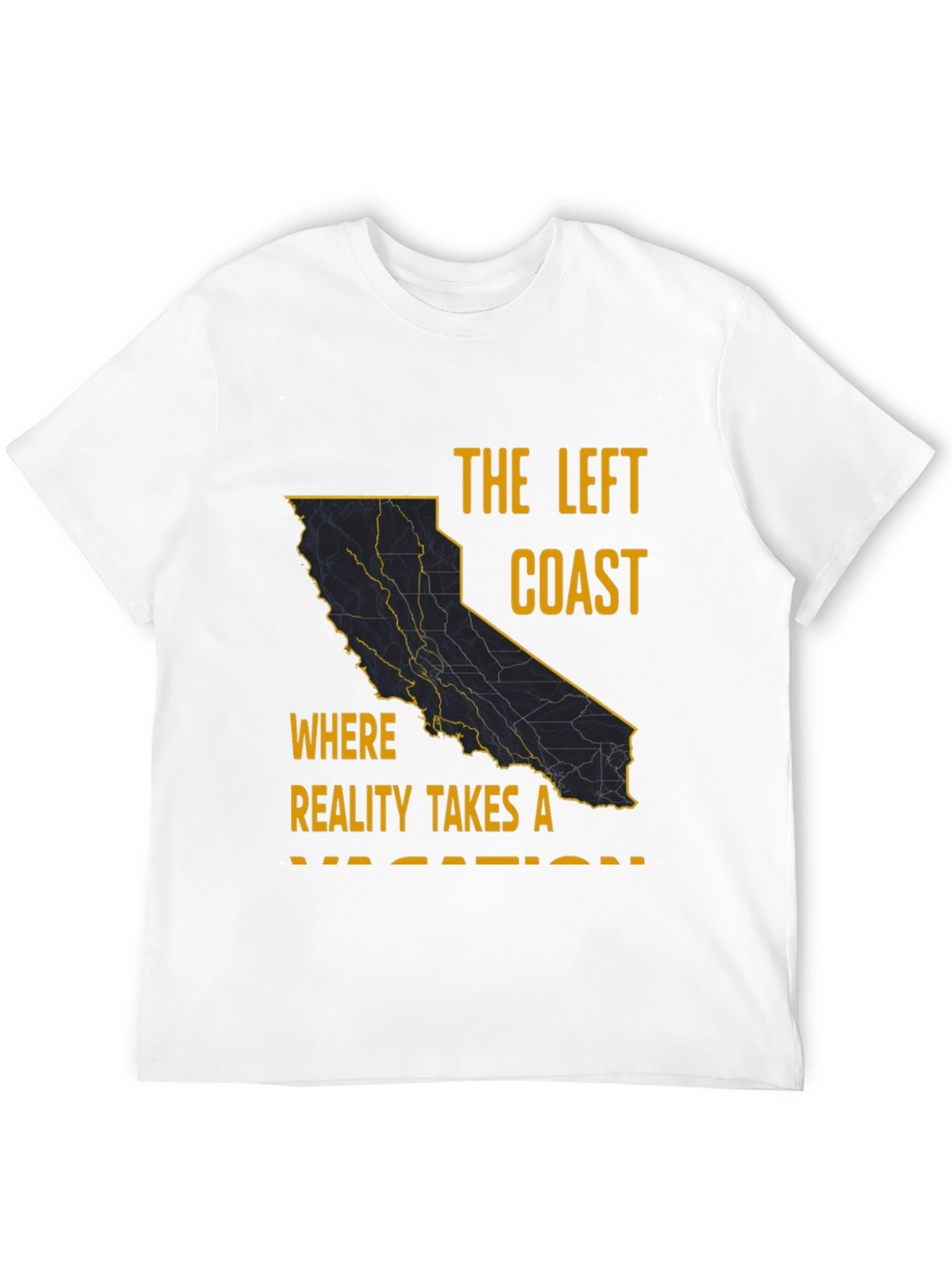 The Left Coast California Graphic T-Shirt
