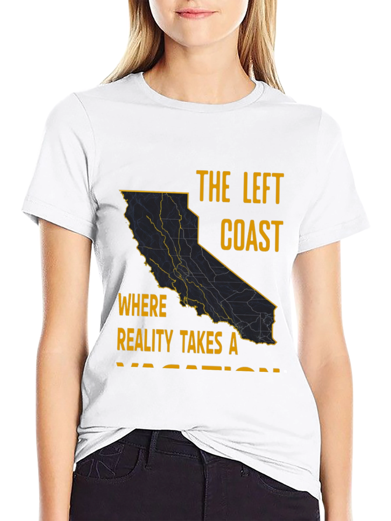 The Left Coast California Graphic T-Shirt