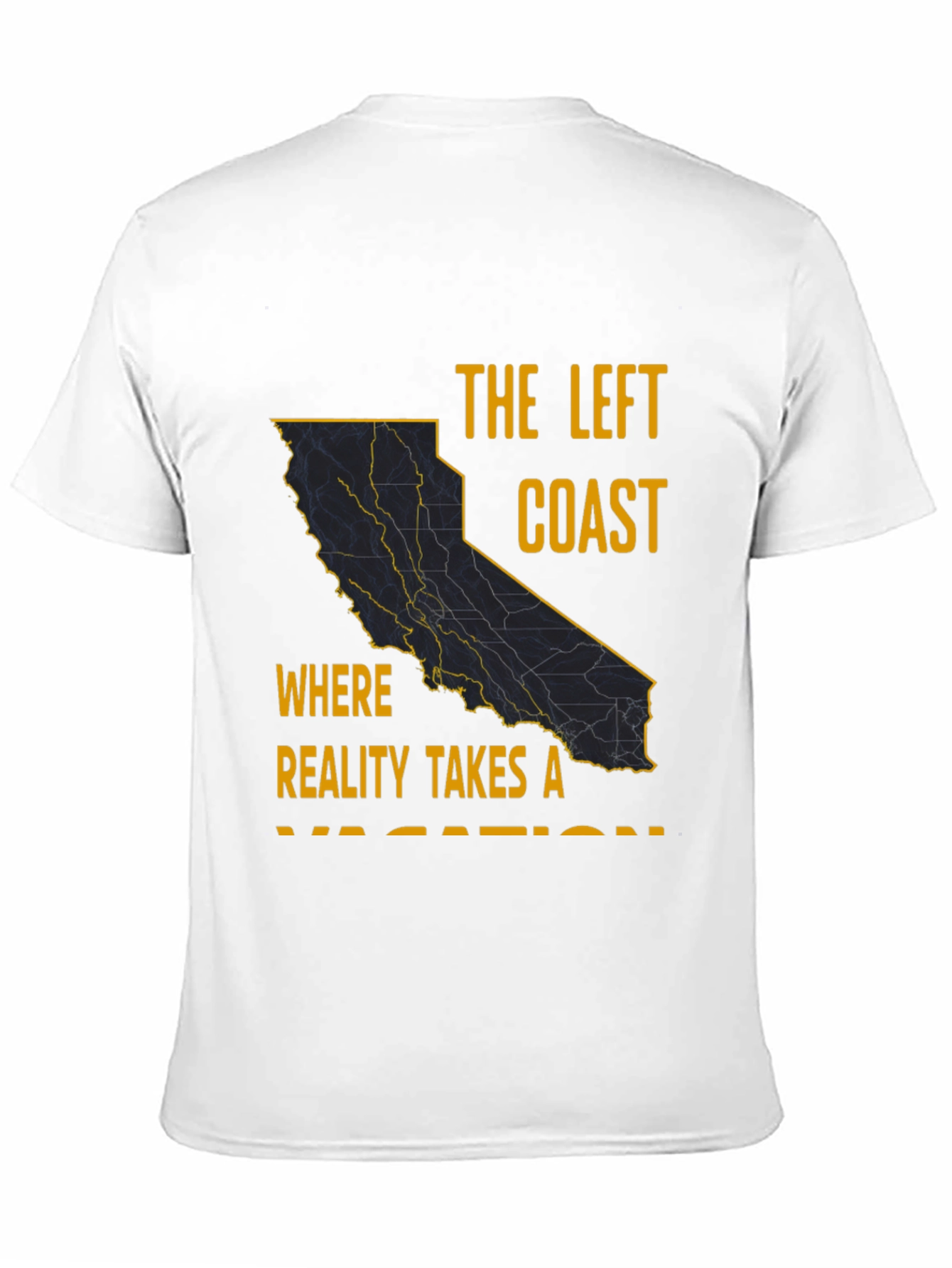 The Left Coast California Graphic T-Shirt