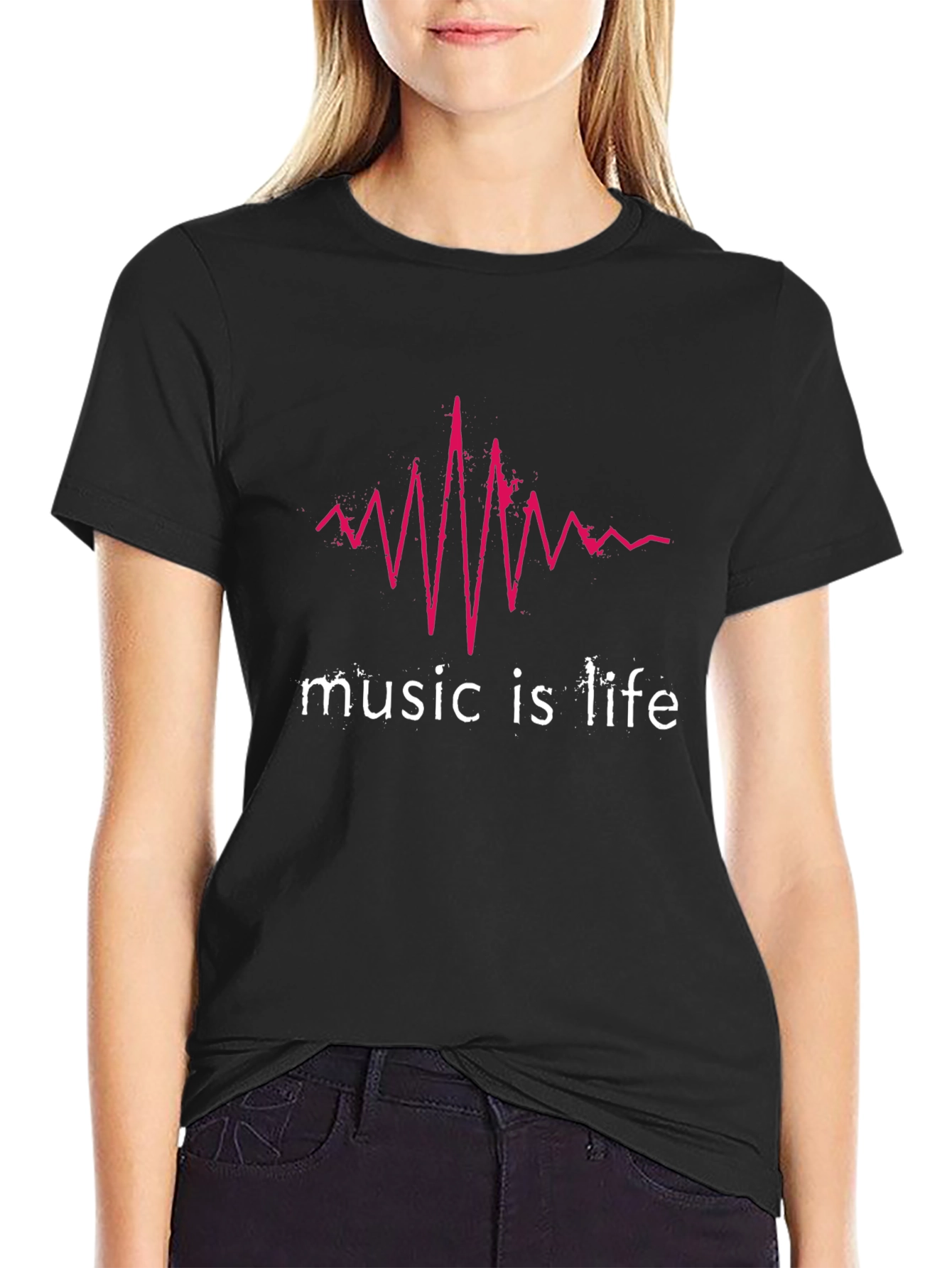 Music is Life T-Shirt - Stylish Graphic Tee