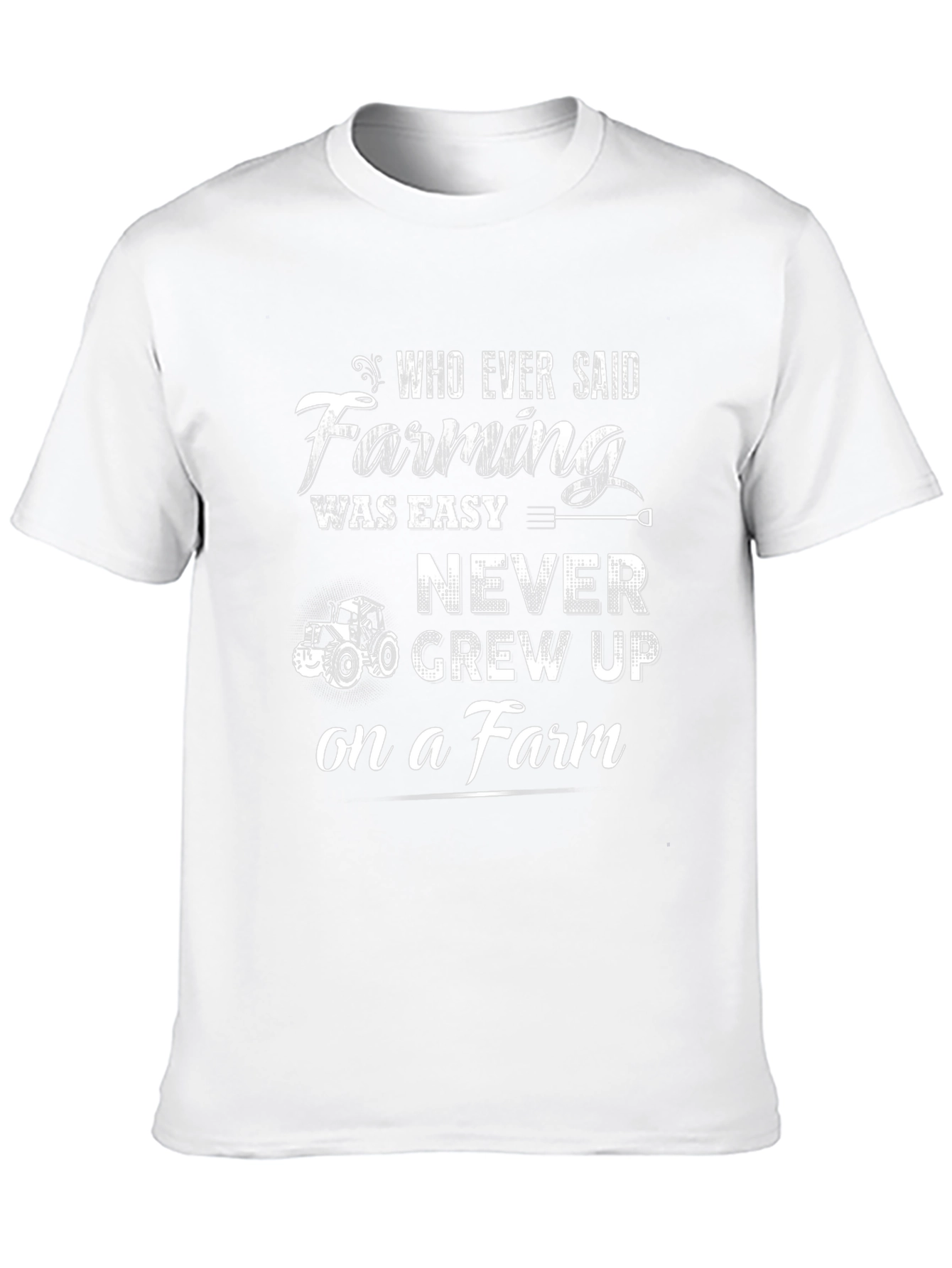 Farming Was Easy T-Shirt - Black Farm Life