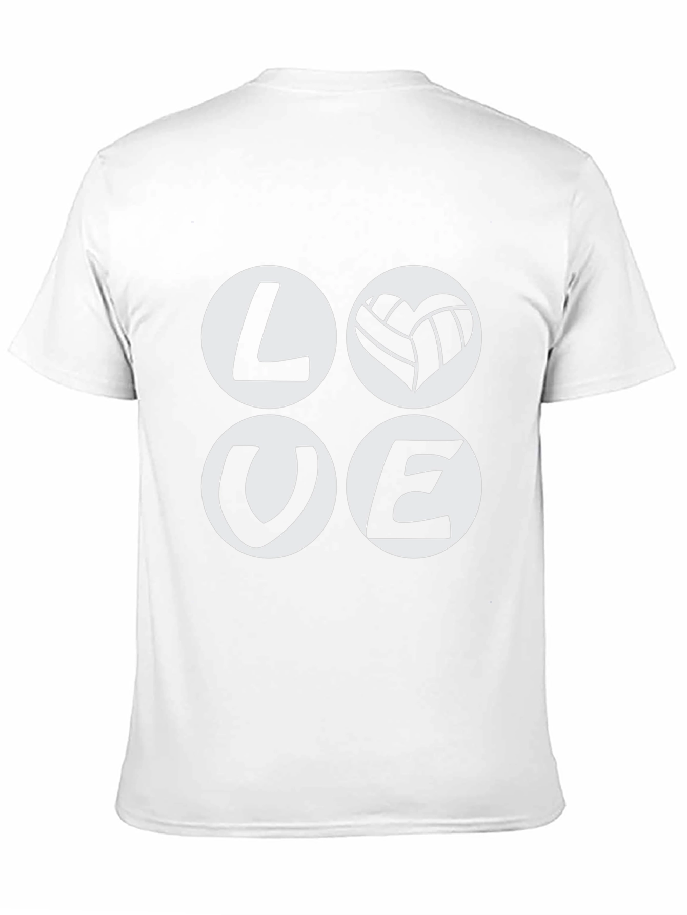 Love Volleyball Graphic Tee - Black Cotton T-Shirt