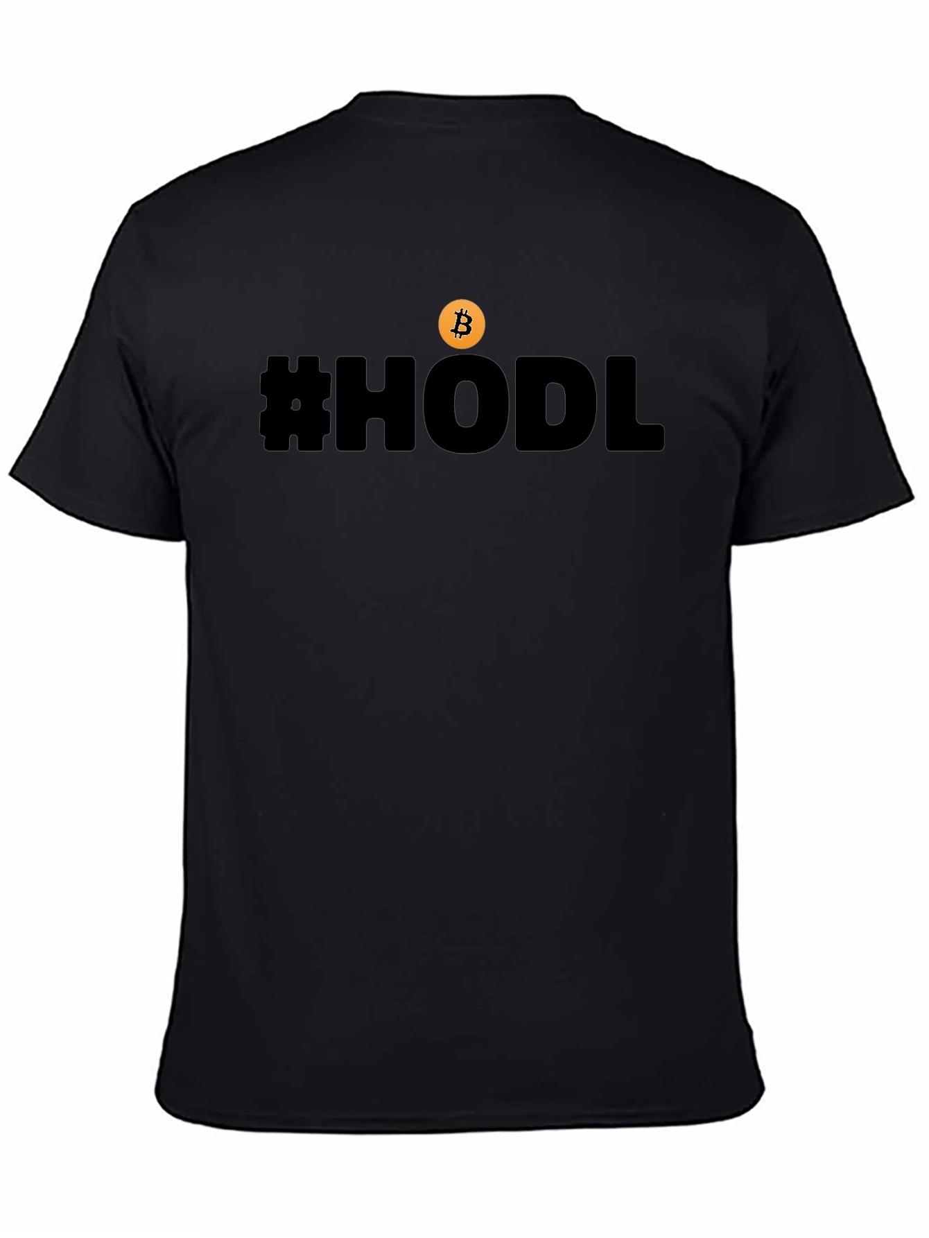 HODL Bitcoin Black T-Shirt - Crypto Enthusiast Tee