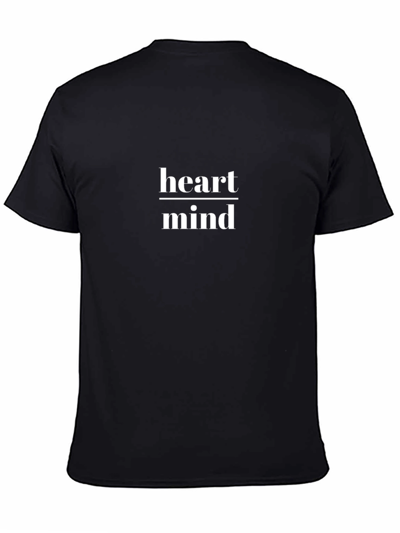 Heart Over Mind Graphic Tee - Black T-Shirt