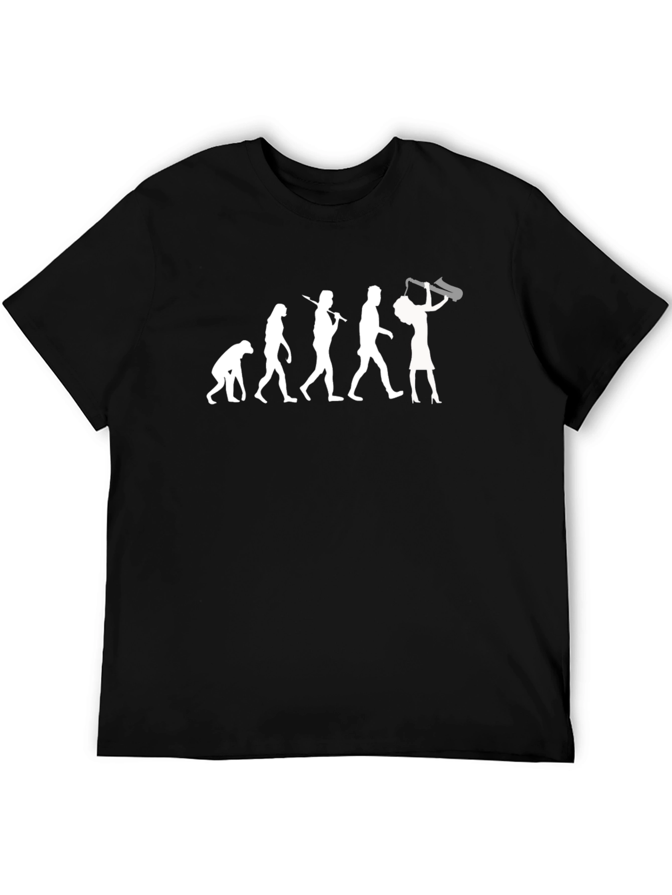 Evolution of Sax T-Shirt - Funny Musician Tee