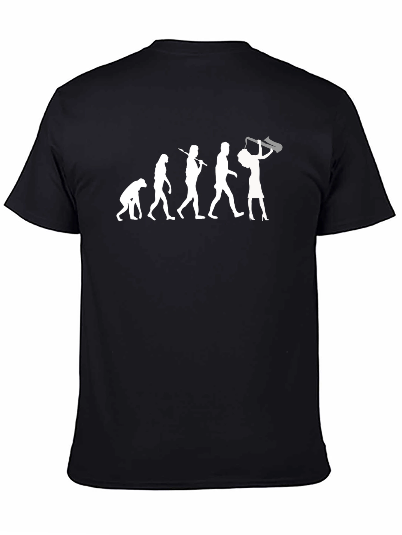 Evolution of Sax T-Shirt - Funny Musician Tee