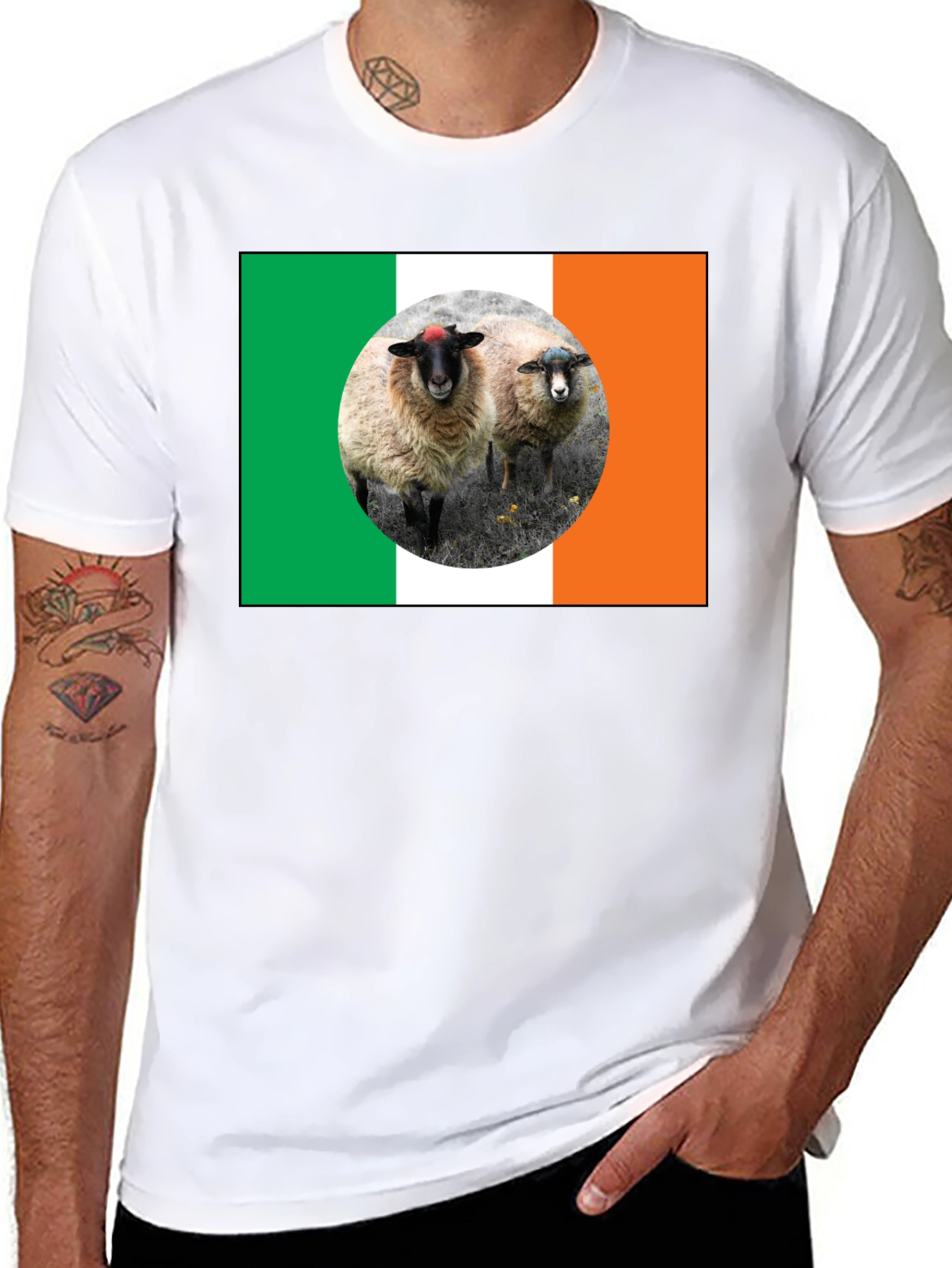 Irish Sheep Flag T-Shirt