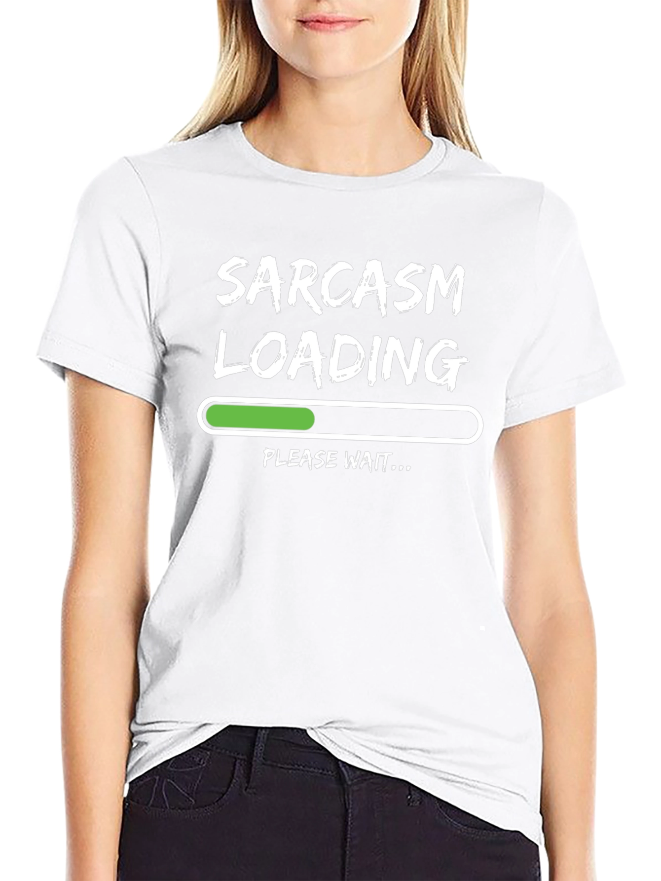 Sarcasm Loading Funny Graphic Tee