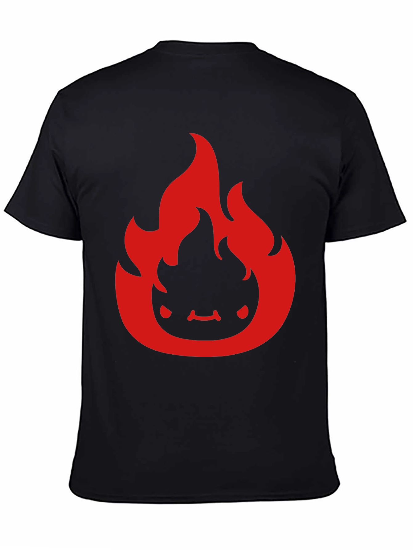 Fiery Character Graphic Tee - Soft Cotton Comfort