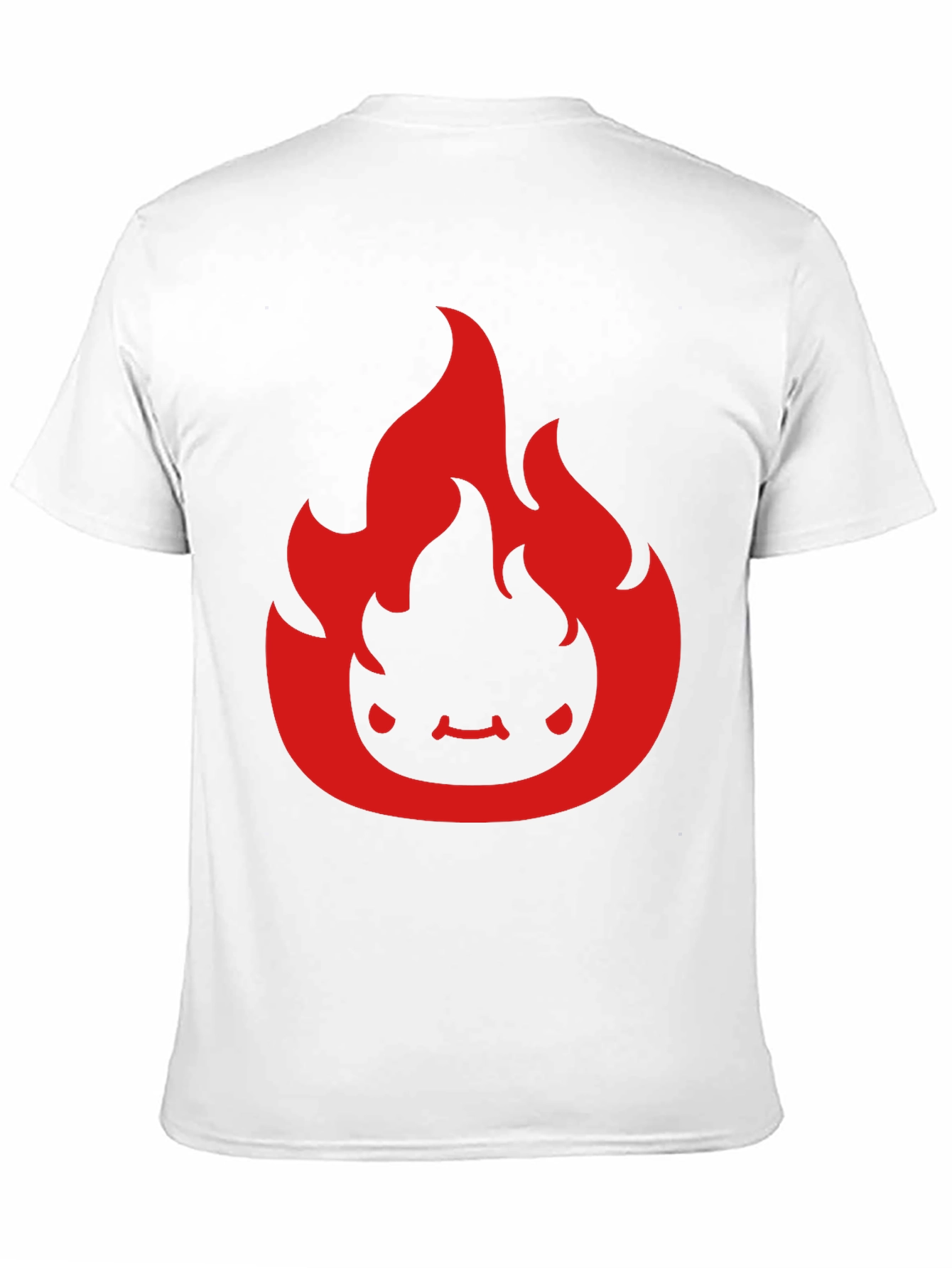 Fiery Character Graphic Tee - Soft Cotton Comfort
