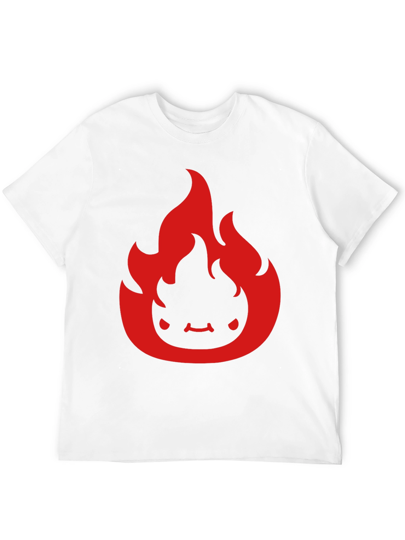 Fiery Character Graphic Tee - Soft Cotton Comfort